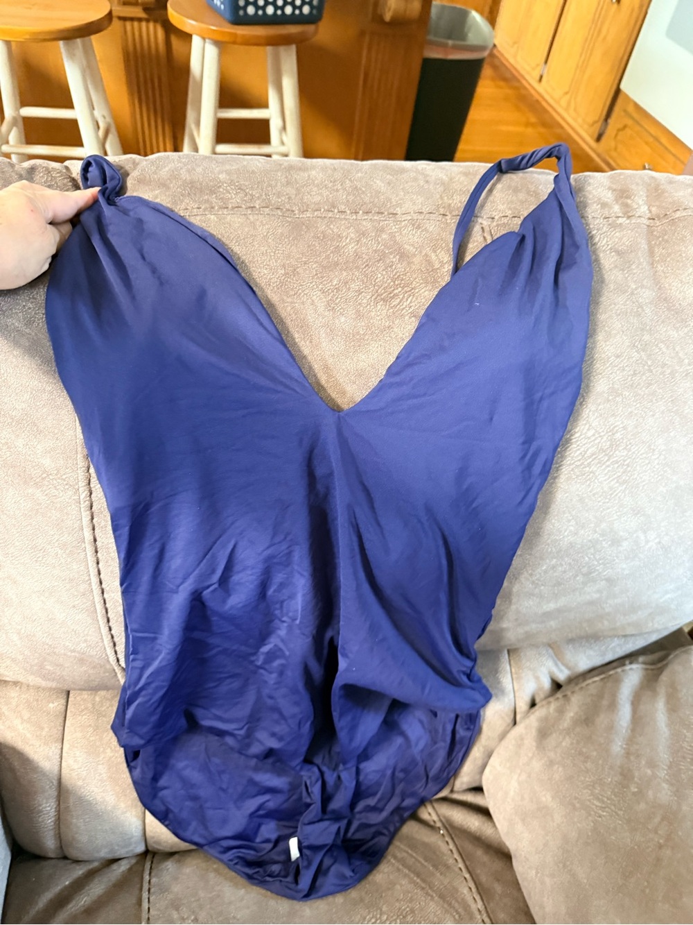 Andie One-Piece Swimsuit in Deep Blue